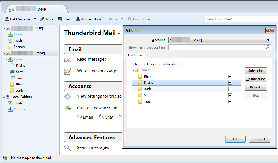 mailbird email wont send staying in draft folder