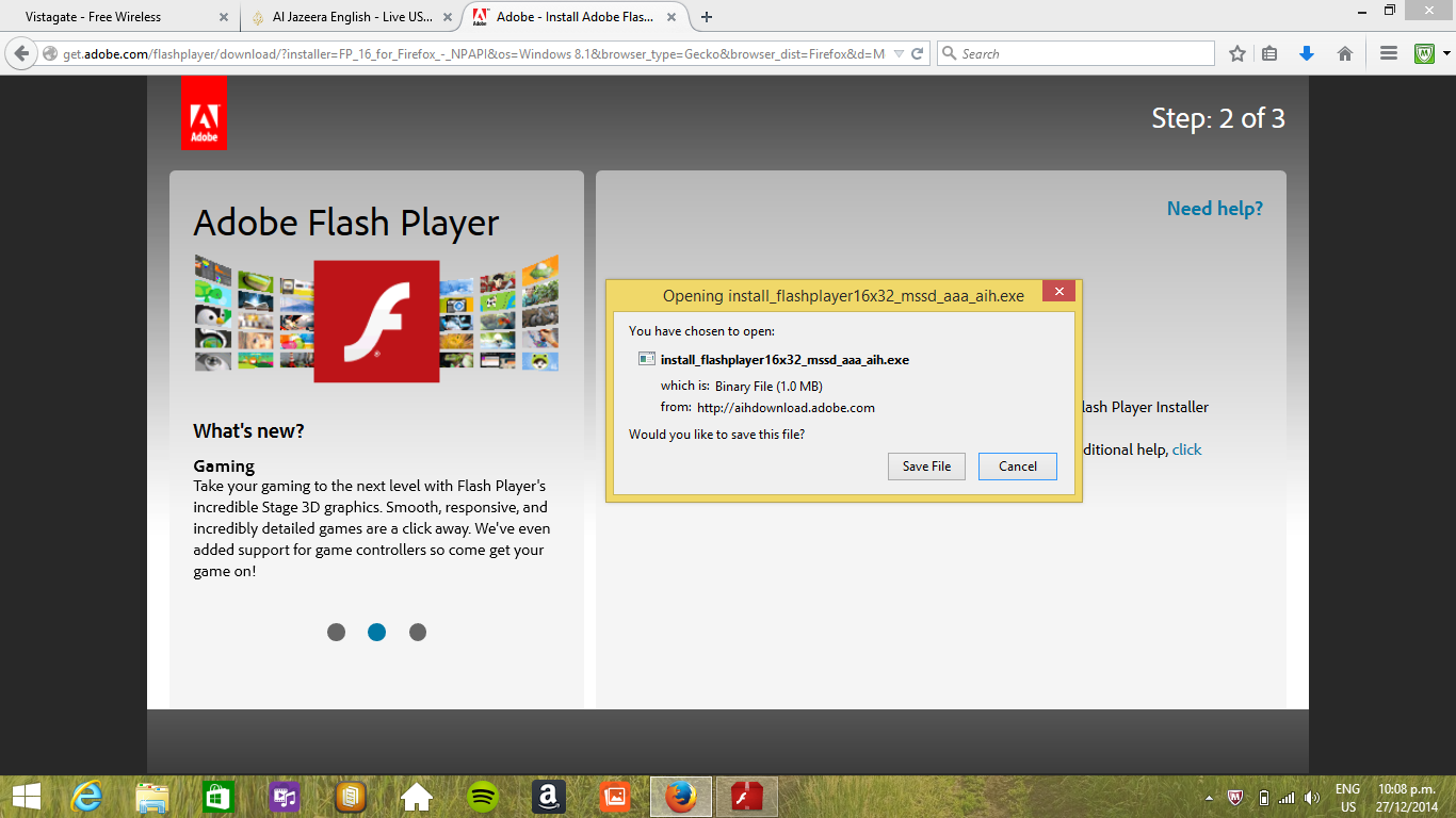 I can't download and install Adobe Flash for Firefox?? | Foro asistencia de Firefox | Ayuda de