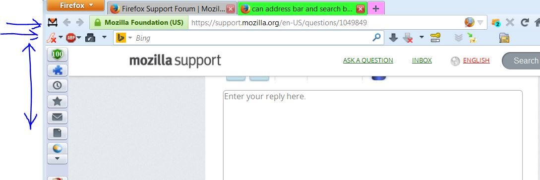 How to hide the search bar when in F11 ?, Firefox Support Forum