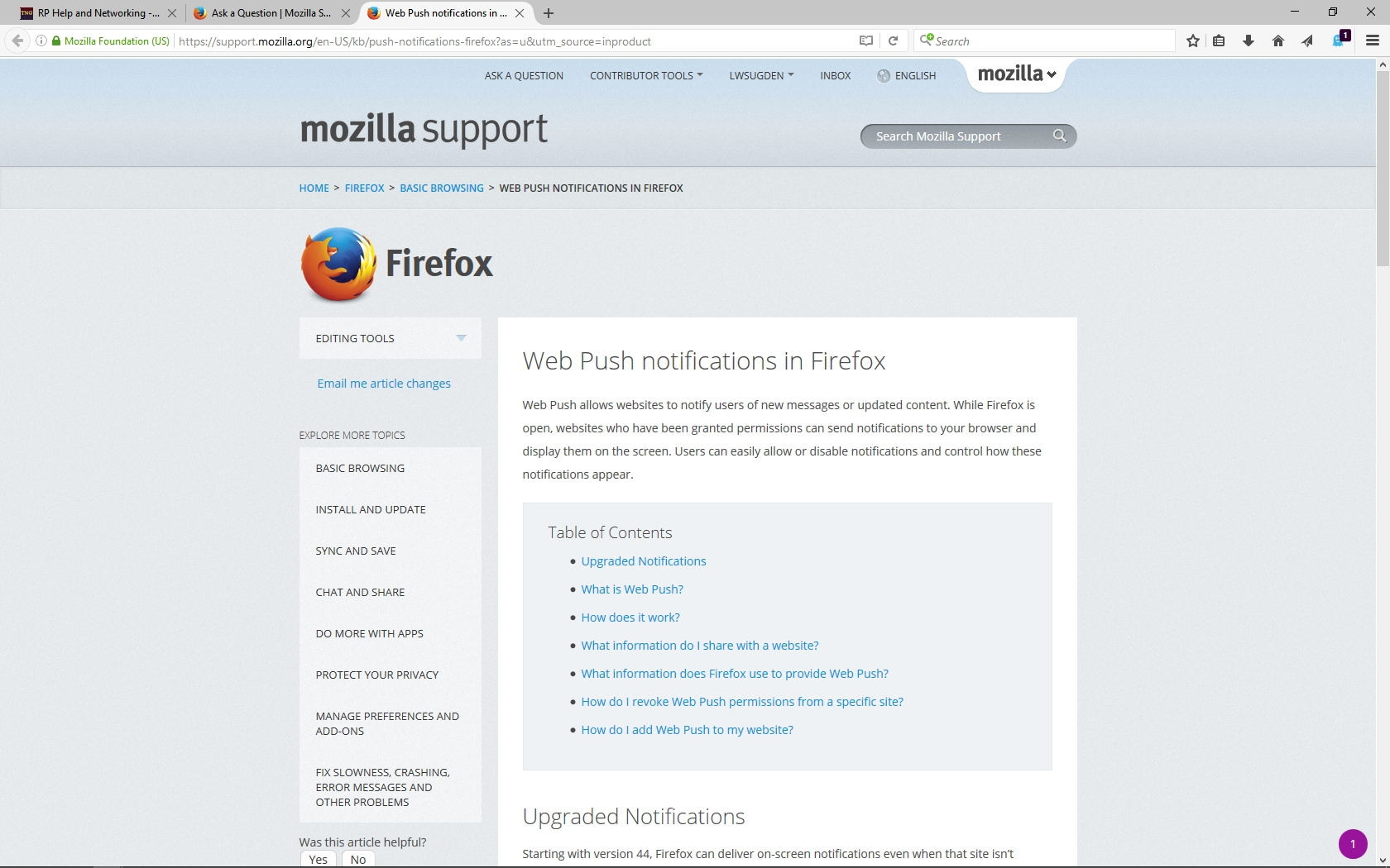 How to Enable and Disable Push Notifications in Mozilla Firefox