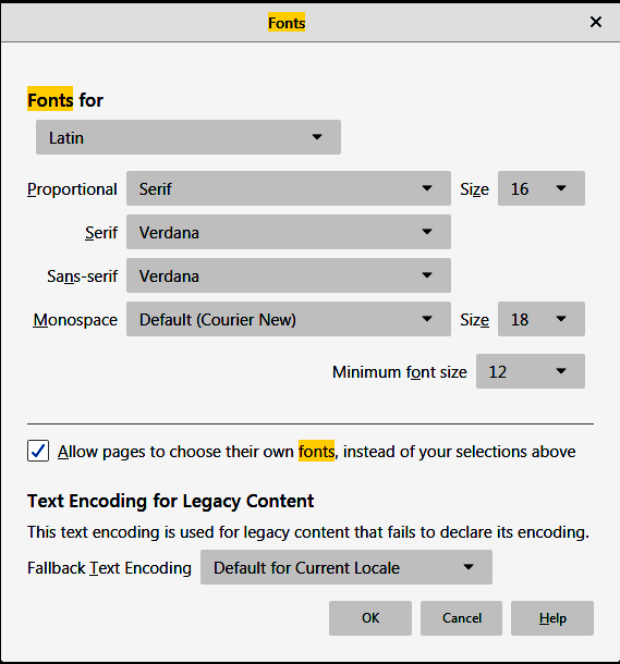 How to set bigger default font size for firefox? - Community - SitePoint  Forums