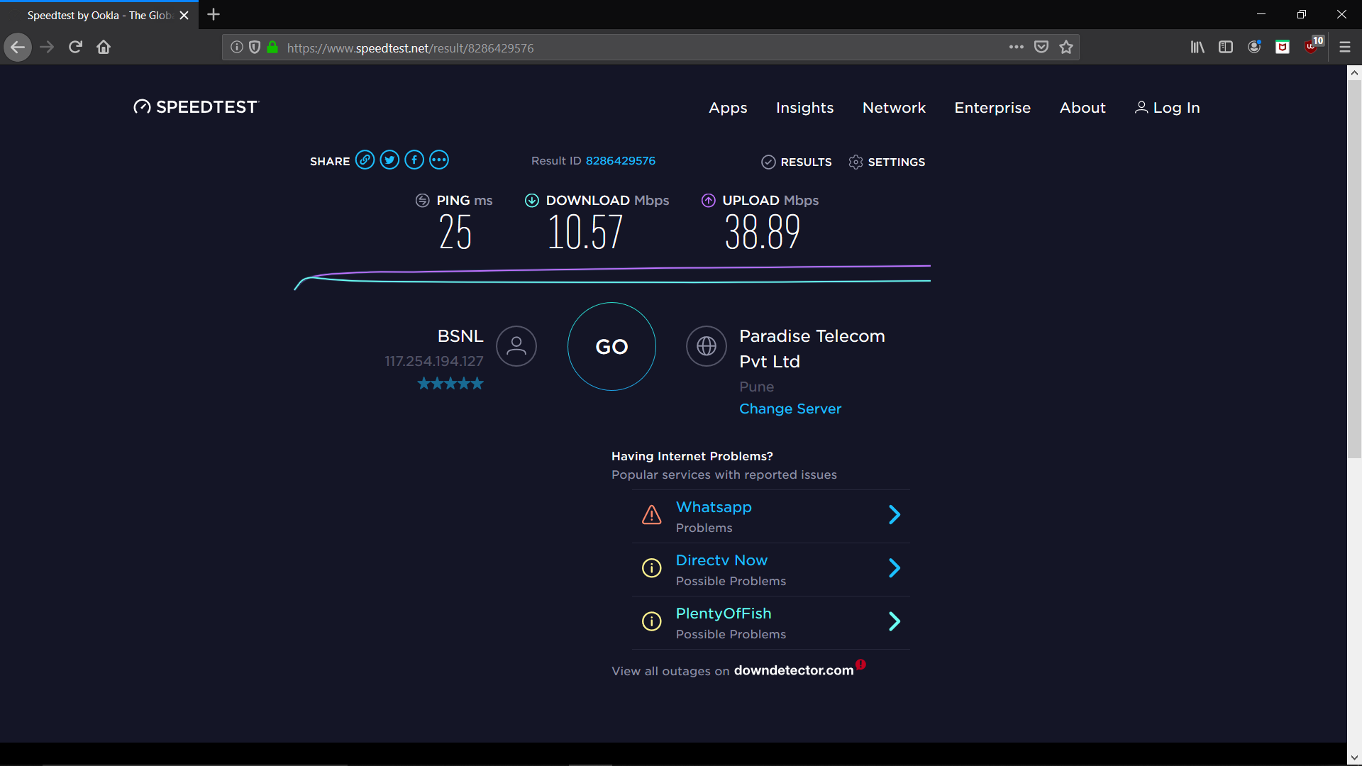 speedtest by ookla for firefox