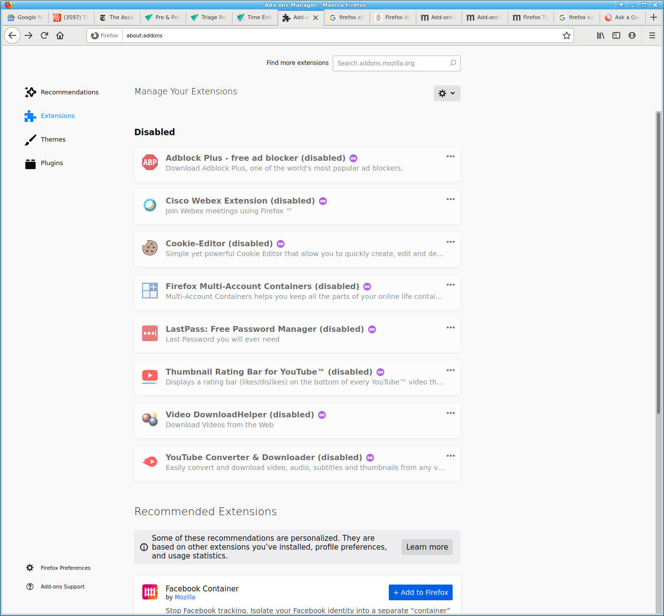 Firefox 115 can silently remotely disable extensions on any site :  r/degoogle