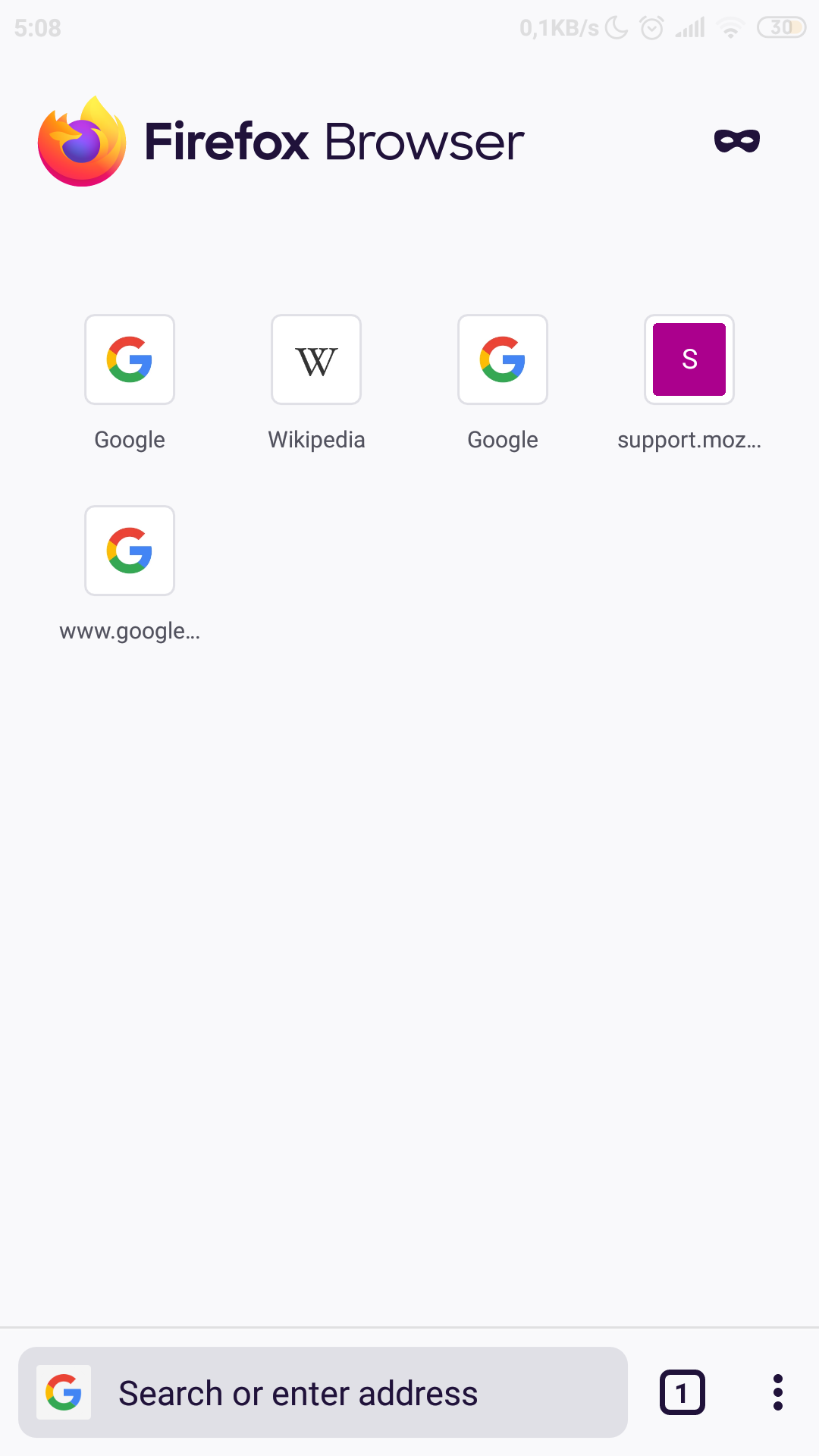 On Firefox Android, how to hide these blank patches : r/browsers