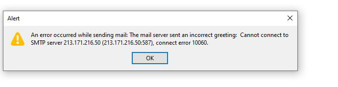 mailbird connect error 10060